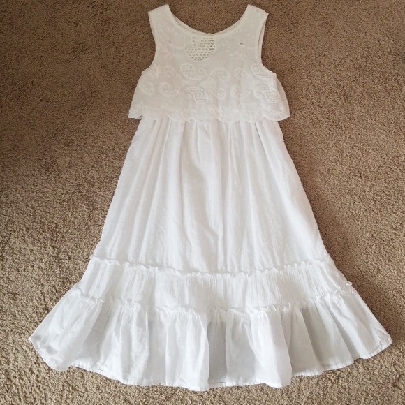 Cherokee Other - Floor-length white cotton dress